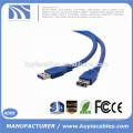 Standard USB 3.0 Un mâle à un câble d&#39;extension femelle USB3.0 Câble AM ​​à AF 5 mètres 5 m 16 pieds 5 Gbps Vitesse 9 + 1 noyau